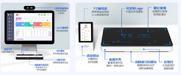 智能扫码称重结算设备